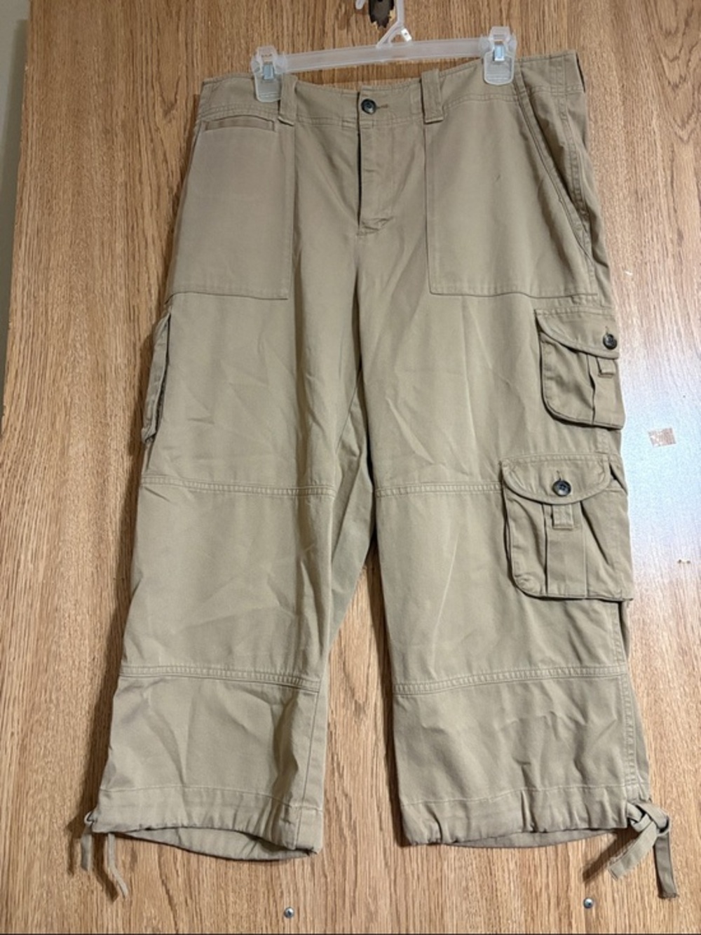 Ralph Lauren Neutral Tan Capris with Green Label